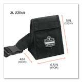 ergodyne® Arsenal 5184 Mouthbit Respirator Bag, 5 x 4 x 6.5, Black, Ships in 1-3 Business Days (EGO13184) Each