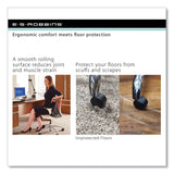ES Robbins® EverLife Chair Mat for Extra High Pile Carpet with Lip, 46 x 60, Clear, Ships in 4-6 Business Days (ESR124381)