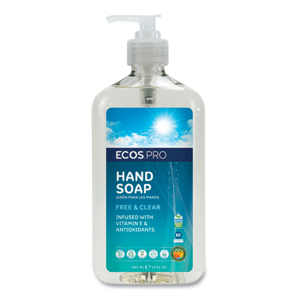 ECOS® PRO Liquid Hand Soap, Free and Clear Scent, 17 oz (EOPPL96636EA) Each
