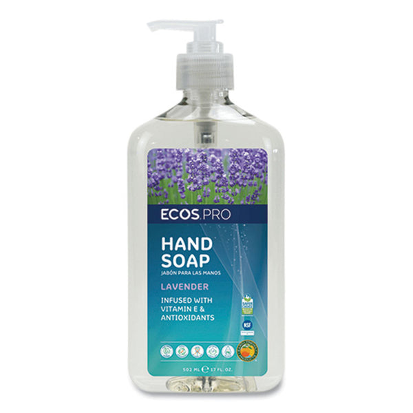 ECOS® PRO Liquid Hand Soap, Lavender Scent, 17 oz Pump Bottle (EOPPL96656)