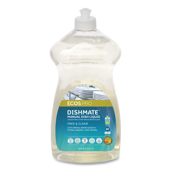 ECOS® PRO Dishmate Manual Dish Liquid, 25 oz Bottle (EOPPL97216EA) Each