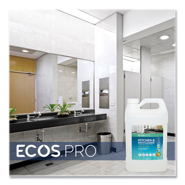 ECOS® PRO Parsley Plus All-Purpose Kitchen & Bathroom Cleaner, Herbal Scent, 1 gal Bottle (EOPPL974604)