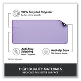 Logitech® Studio Series Polyester Desk Mat, 27.5 x 11.8, Lavender (LOG956000036) Each