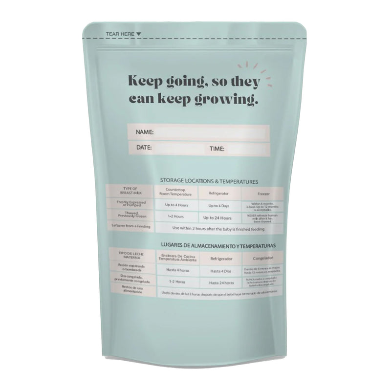 Zomee Breast Milk Storage Bag 8 oz. Food Grade Plastic (1233074_PK) 100/PK