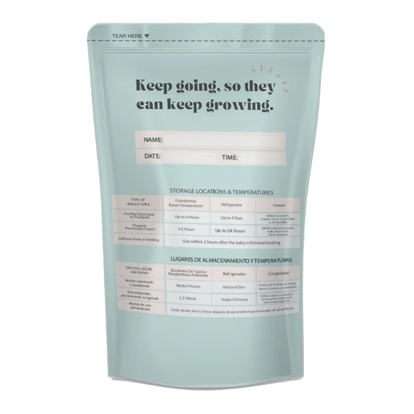 Zomee Breast Milk Storage Bag 8 oz. Food Grade Plastic (1233074_CS) 2000/CS