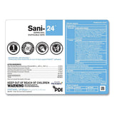 Sani Professional® Sani-24 Germicidal Disposable Wipes, Large, 1-Ply, 6 x 6.75, Unscented, White, 160/Pack (PDIP26672)