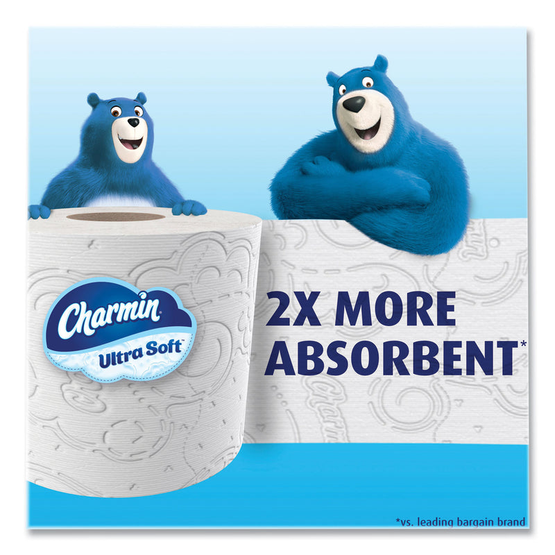 Charmin® Ultra Soft Bathroom Tissue, Mega Roll, Septic Safe, 2-Ply, White, 244 Sheets/Roll, 30 Rolls/Pack (PGC01537) Each