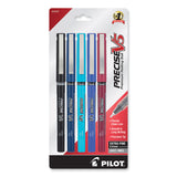 Pilot® Precise V5 Rollerball Pen, Stick, Extra-Fine 0.5 mm, Assorted Ink and Barrel Colors, 5/Pack (PIL15157) Pack of 5