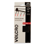 VELCRO® Brand Industrial Strength Heavy-Duty Fastener, 2" x 4 ft, Black, 2/Pack (VEK90593) 1 Roll