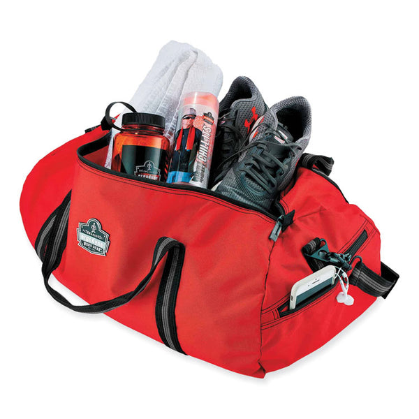 ergodyne® Arsenal 5020 Gear Duffel Bag, Nylon, Small, 12 x 23 x 12, Red, Ships in 1-3 Business Days (EGO13020)