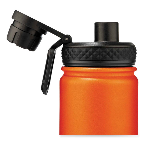 ergodyne® Chill-Its 5152 Insulated Stainless Steel Water Bottle, 25 oz, Orange, Ships in 1-3 Business Days (EGO13166)