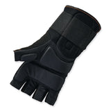ergodyne® ProFlex 910 Half-Finger Impact Gloves + Wrist Support, Black, Medium, Pair, Ships in 1-3 Business Days (EGO17713) 1 Pair