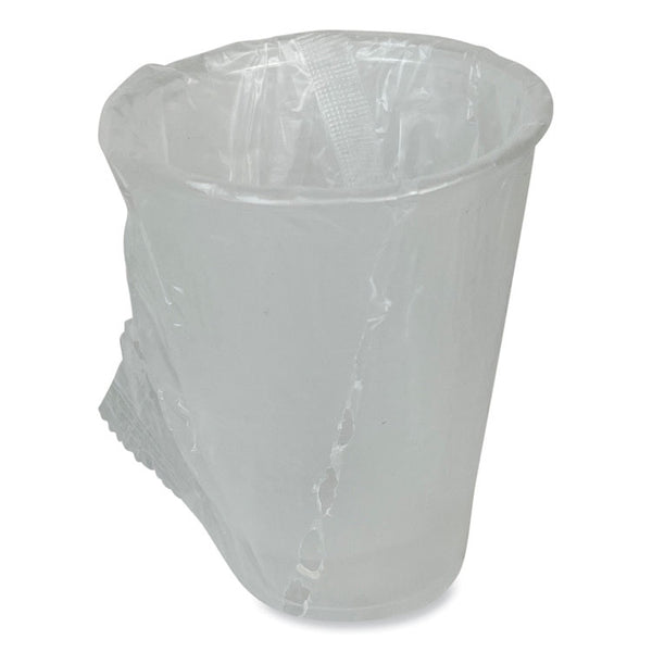 Boardwalk® Translucent Plastic Cold Cups, Individually Wrapped, 9 oz, Polypropylene, 1,000/Carton (BWKWRAPCUP)
