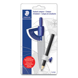Staedtler Student Compass, 8.5" Maximum Diameter, Plastic, Blue (STD557SCBKA6) Each