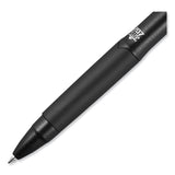 uniball® 207 Plus+ Gel Pen, Retractable, Medium 0.7 mm, Black Ink, Black Barrel, 4/Pack (UBC70460) Pack of 4