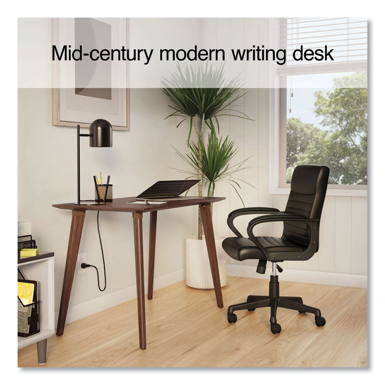 Union & Scale™ MidMod Writing Desk, 42" x 23.82" x 29.53", Espresso (UOS60412CC)