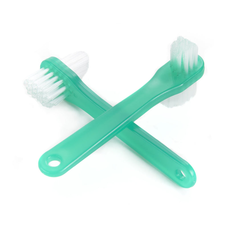 McKesson Denture Brush 2-Sided Bristle Green (472578_CS) 1440/CS