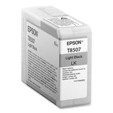 Epson® T850700 Ink, Light Black (EPST850700) Each
