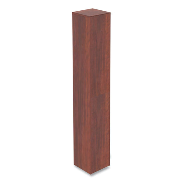 Alera® Alera Valencia Series Narrow Profile Bookcase, Six-Shelf, 11.81w x 11.81d x 71.73h, Medium Cherry (ALEVA67212MC)