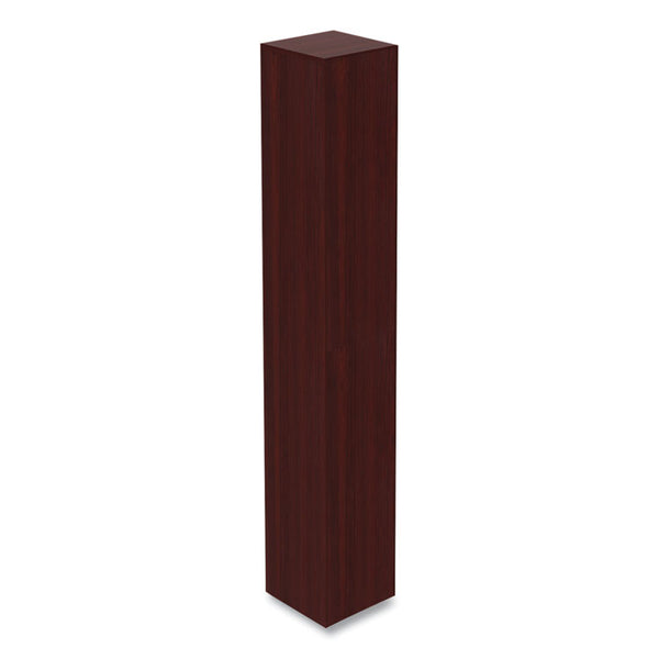 Alera® Alera Valencia Series Narrow Profile Bookcase, Six-Shelf, 11.81w x 11.81d x 71.73h, Mahogany (ALEVA67212MY)