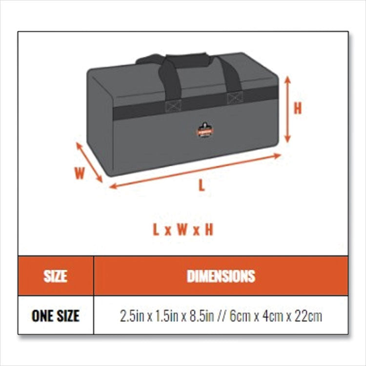 ergodyne® Arsenal 5567 Utility Knife Holder, 1.5 x 2.5 x 8.5, Polyester, Gray, Ships in 1-3 Business Days (EGO13667) Each