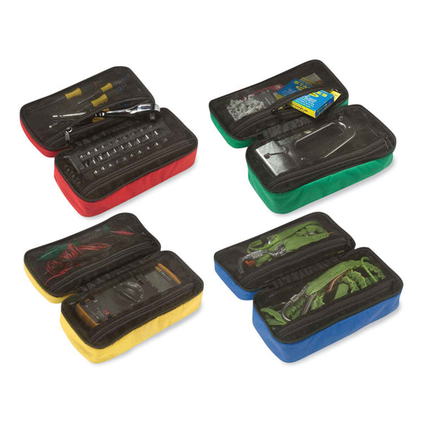 ergodyne® Arsenal 5875K Four Large Buddy Organizers Colored Kit, 2 Comp, 4.5x10x3.5, Blue/Green/Red/Yellow, Ships in 1-3 Business Days (EGO13875) Each