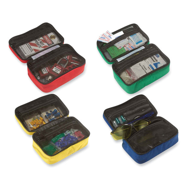 ergodyne® Arsenal 5876K Four Small Buddy Organizers Colored Kit, 2 Comp, 4.5x7.5x3, Blue/Green/Red/Yellow, Ships in 1-3 Business Days (EGO13876) Each