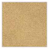 Ghent Aluminum-Frame Natural Corkboard, 24 x 18, Tan Surface, Satin Aluminum Frame, Ships in 7-10 Business Days (GHE13181)