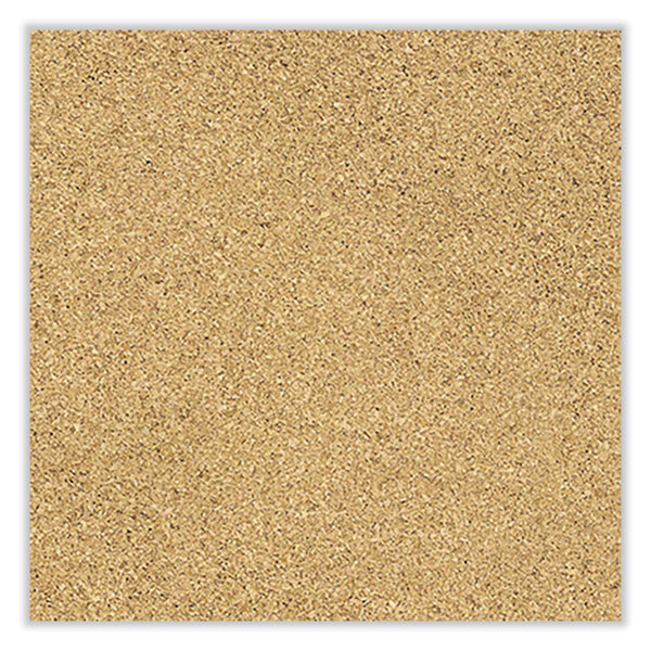 Ghent Aluminum-Frame Natural Corkboard, 24 x 18, Tan Surface, Satin Aluminum Frame, Ships in 7-10 Business Days (GHE13181)