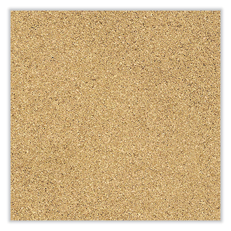 Ghent Aluminum-Frame Natural Corkboard, 24 x 18, Tan Surface, Satin Aluminum Frame, Ships in 7-10 Business Days (GHE13181)