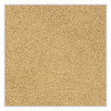 Ghent Aluminum-Frame Natural Corkboard, 24 x 18, Tan Surface, Satin Aluminum Frame, Ships in 7-10 Business Days (GHE13181)