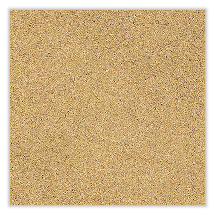 Ghent Aluminum-Frame Natural Corkboard, 24 x 18, Tan Surface, Satin Aluminum Frame, Ships in 7-10 Business Days (GHE13181)