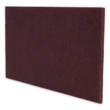 Scotch-Brite™ Surface Preparation Pad, 18 x 12, Maroon, 5/Carton (MMMSPPP12X18) Case of 5