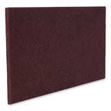 Scotch-Brite™ Surface Preparation Pad, 18 x 12, Maroon, 5/Carton (MMMSPPP12X18) Case of 5