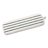 3M™ Microfiber Flat Mop, 18", White/Stripes, Microfiber Pad, 100/Carton (MMM55594) Case of 100