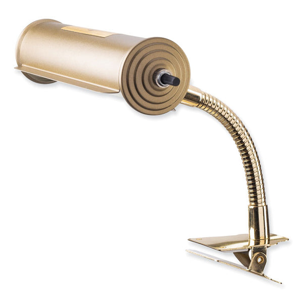 Oklahoma Sound® Brass Reading Light, Gooseneck, 10" High, Gold, Ships in 1-3 Business Days (NPSBRL) Each