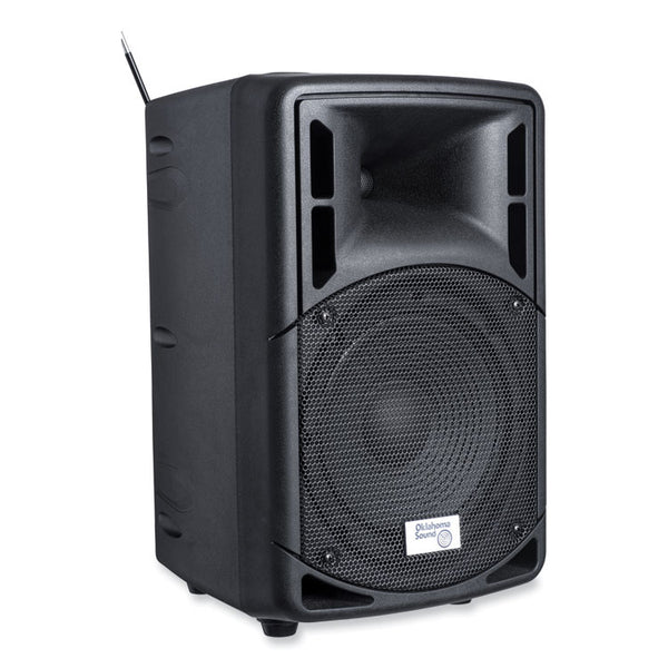 Oklahoma Sound® Wireless PA System with Wireless Tie Clip Microphone, 40 W, Black, Ships in 1-3 Business Days (NPSPRA8000PRA86) Each
