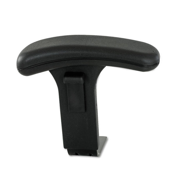Safco® Optional Height-Adjustable T-Pad Arms for Safco Uber Big and Tall High-Back and Mid-Back Chairs, Black, 2/Set (SAF3496BL) 1 Pair
