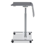 NPS® Sit-Stand Student Desk Pro, 23.5" x 19.5" x 28.5" to 41.75",  Charcoal Gray, Ships in 1-3 Business Days (NPSSSDG20)