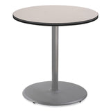 NPS® Cafe Table, 36" Diameter x 36h, Round Top/Base, Gray Nebula Top, Gray Base, Ships in 1-3 Business Days (NPSCG13636RC1GY) Each