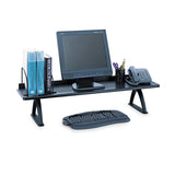 Safco® Value Mate Desk Riser, 100 lb Capacity, 42 x 12.25 x 8.25, Black (SAF3603BL) Each