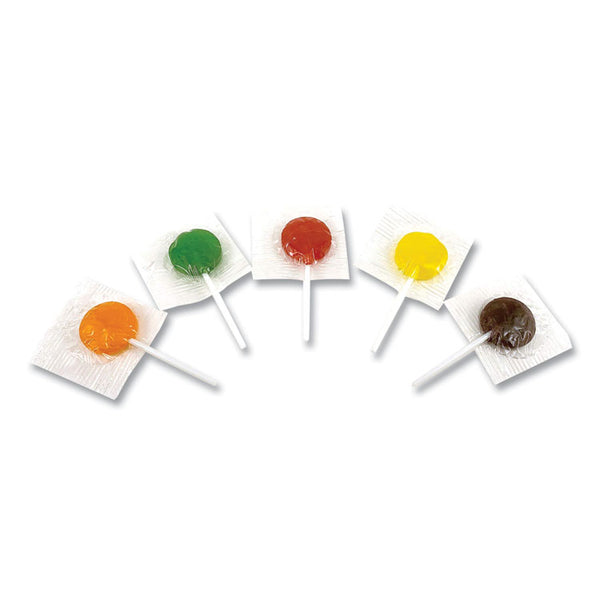 Office Snax® Lick Stix Suckers, Randomly Assorted Flavors, 1.85 lb/Bag (OFX00653)