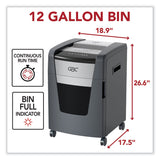 GBC® Momentum X18-12 Micro-Cut P-4 Anti-Jam Shredder, 18 Manual Sheet Capacity (GBCWSM177002) Each