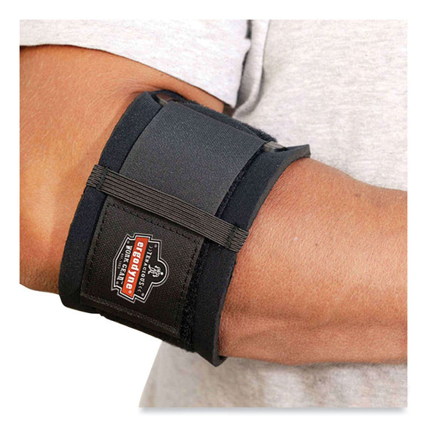 ergodyne® ProFlex 500 Elbow Brace Strap, Medium, Black, Ships in 1-3 Business Days (EGO16003) Each