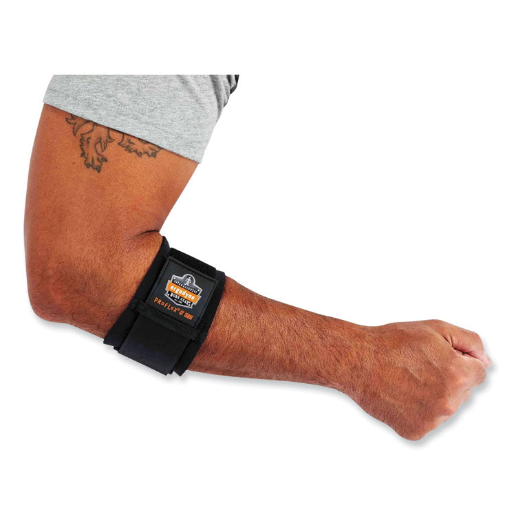 ergodyne® ProFlex 500 Elbow Brace Strap, Medium, Black, Ships in 1-3 Business Days (EGO16003) Each