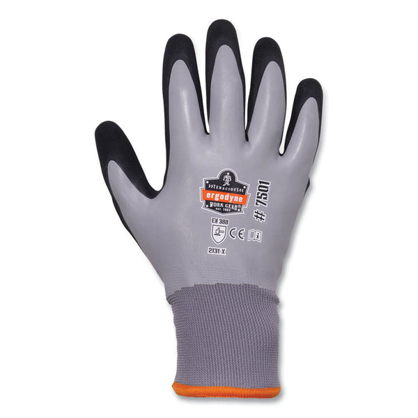 ergodyne® ProFlex 7501 Coated Waterproof Winter Gloves, Gray, X-Large, Pair, Ships in 1-3 Business Days (EGO17635) 1 Pair