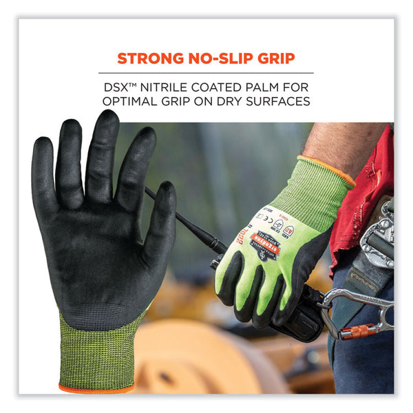 ergodyne® ProFlex 7022-CASE ANSI A2 Coated CR Gloves DSX, Lime, Medium, 144 Pairs/Carton, Ships in 1-3 Business Days (EGO17873) Case of 144