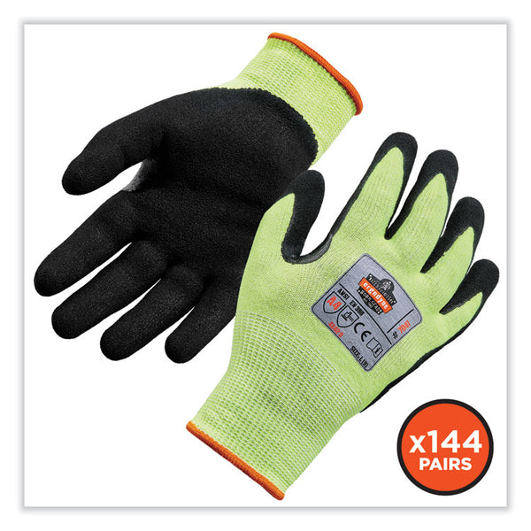 ergodyne® ProFlex 7041-CASE ANSI A4 Nitrile Coated CR Gloves, Lime, Medium, 144 Pairs/Carton, Ships in 1-3 Business Days (EGO17823) Case of 144