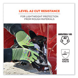 ergodyne® ProFlex 7022-CASE ANSI A2 Coated CR Gloves DSX, Lime, 2X-Large, 144 Pairs/Carton, Ships in 1-3 Business Days (EGO17876) Case of 144