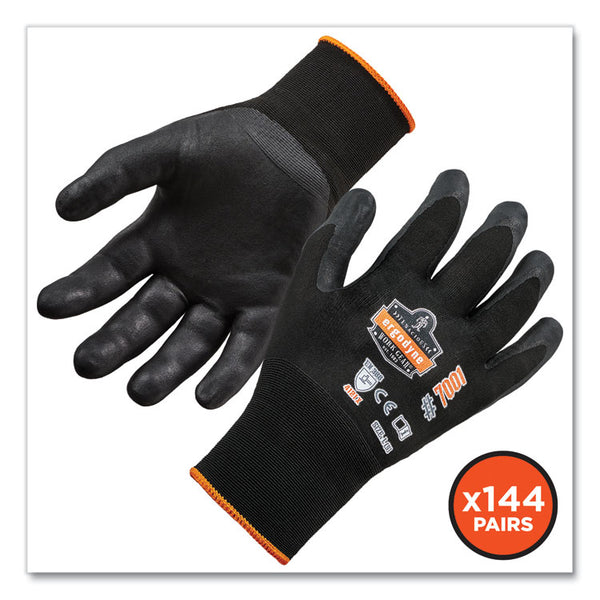 ergodyne® ProFlex 7001-CASE Nitrile Coated Gloves, Black, 2X-Large, 144 Pairs/Carton, Ships in 1-3 Business Days (EGO17856) Case of 144